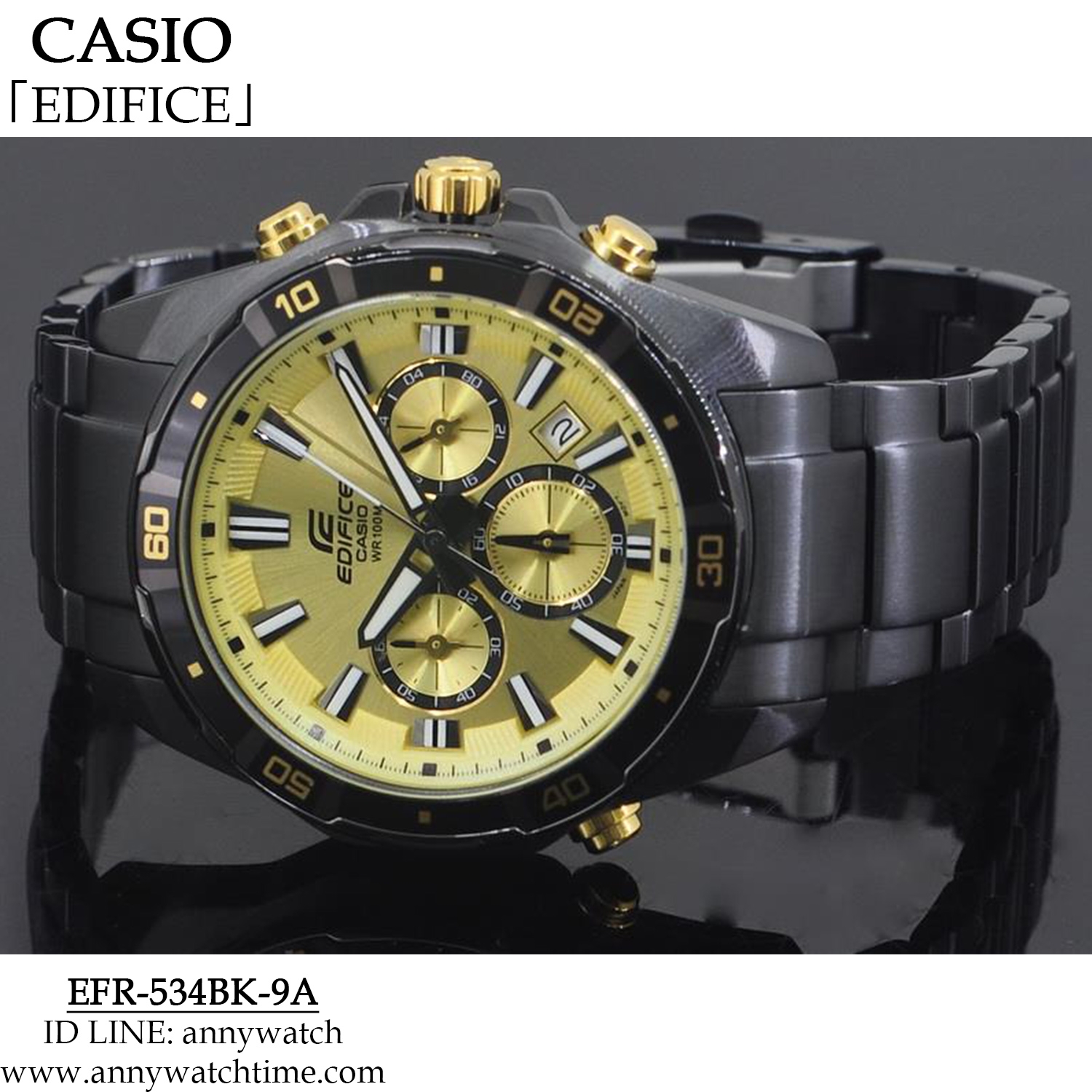 EDIFICE EFR-534BK-9A
