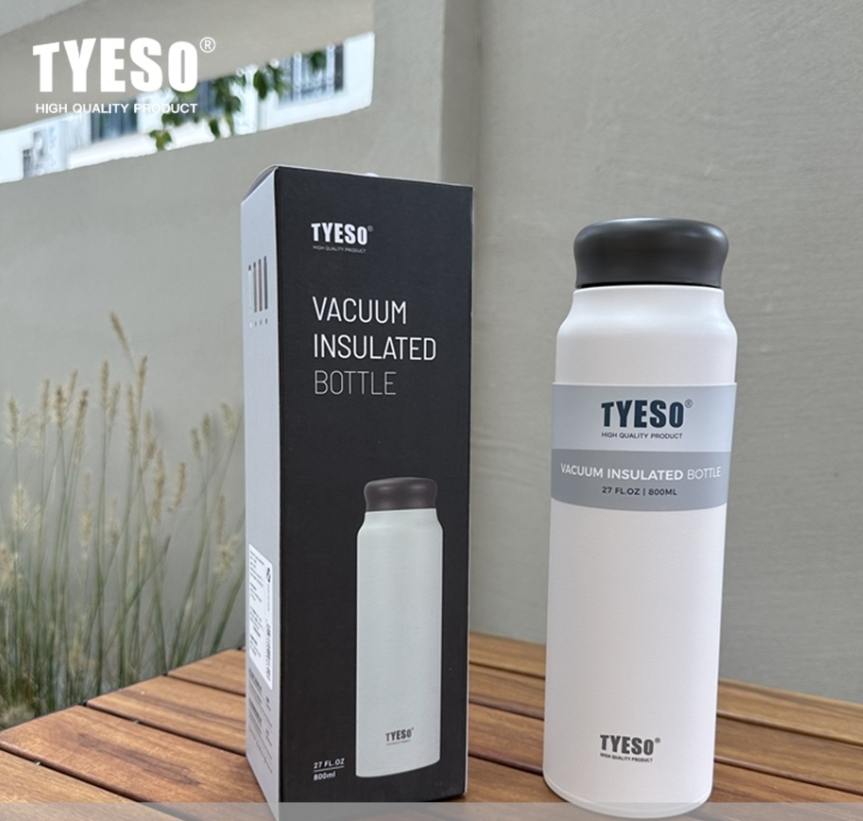 กระบอกสแตนเลส Tyeso รุ่น TS-8773B ขนาด 17FL.OZ/500 ml