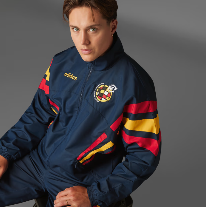 เสื้อแจ็คเก็ตทีมชาติสเปนย้อนยุค 1996 WOVEN TRACK TOP ของแท้