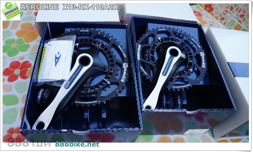 จานหน้า AEROZINE ROTOR RINGS, X13-RX-110A2D ขนาด 50-34T ขาจาน 170/175มม