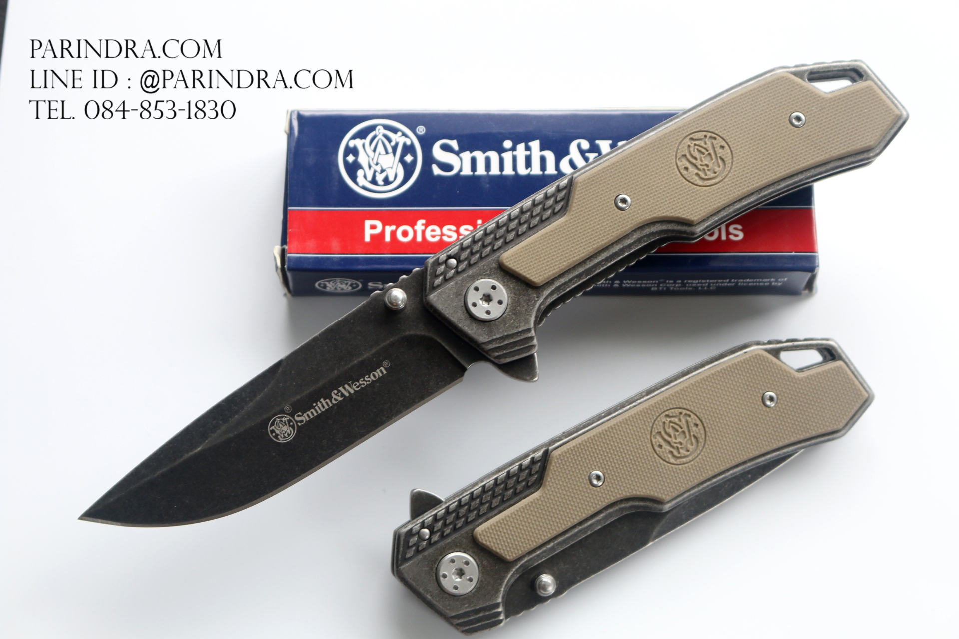 มีดพับ Smith & Wesson SW609 Stone Washed (OEM)