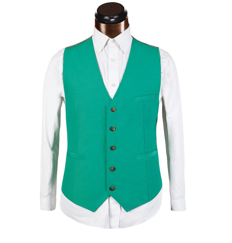 Pre-order ชุดสูทชาย รุ่น 2 กระดุม สีเขียว