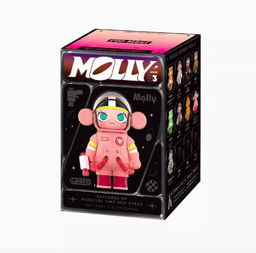 PRE. แบบจุ่มไม่แกะ POPMART MEGA SPACE MOLLY 100% นำเข้า 14-25 วัน (ของแท้)