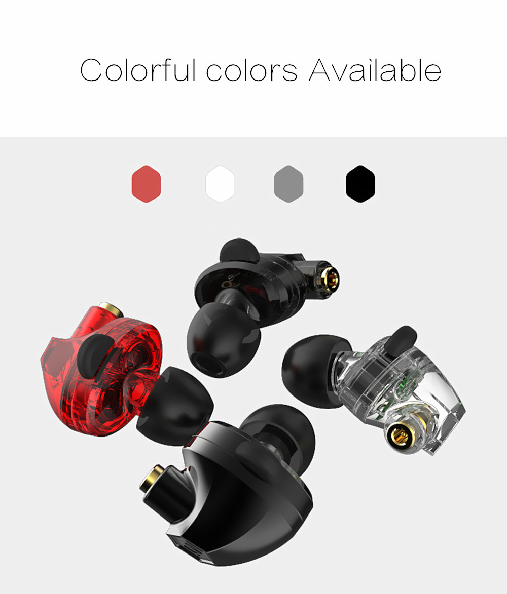 ขาย VJJB N1 หูฟัง 2 ไดรเวอร์ถอดสายได้ มาพร้อมสาย2in1 สายธรรมดา และ ไมค์ 2 เส้นในชุด