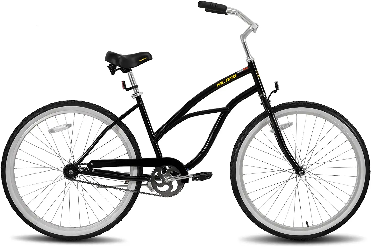 จักรยาน HILAND BEACH CRUISER Bicycle Single speed, BC01 เฟรมเหล็ก ล้อ 26 นิ้ว
