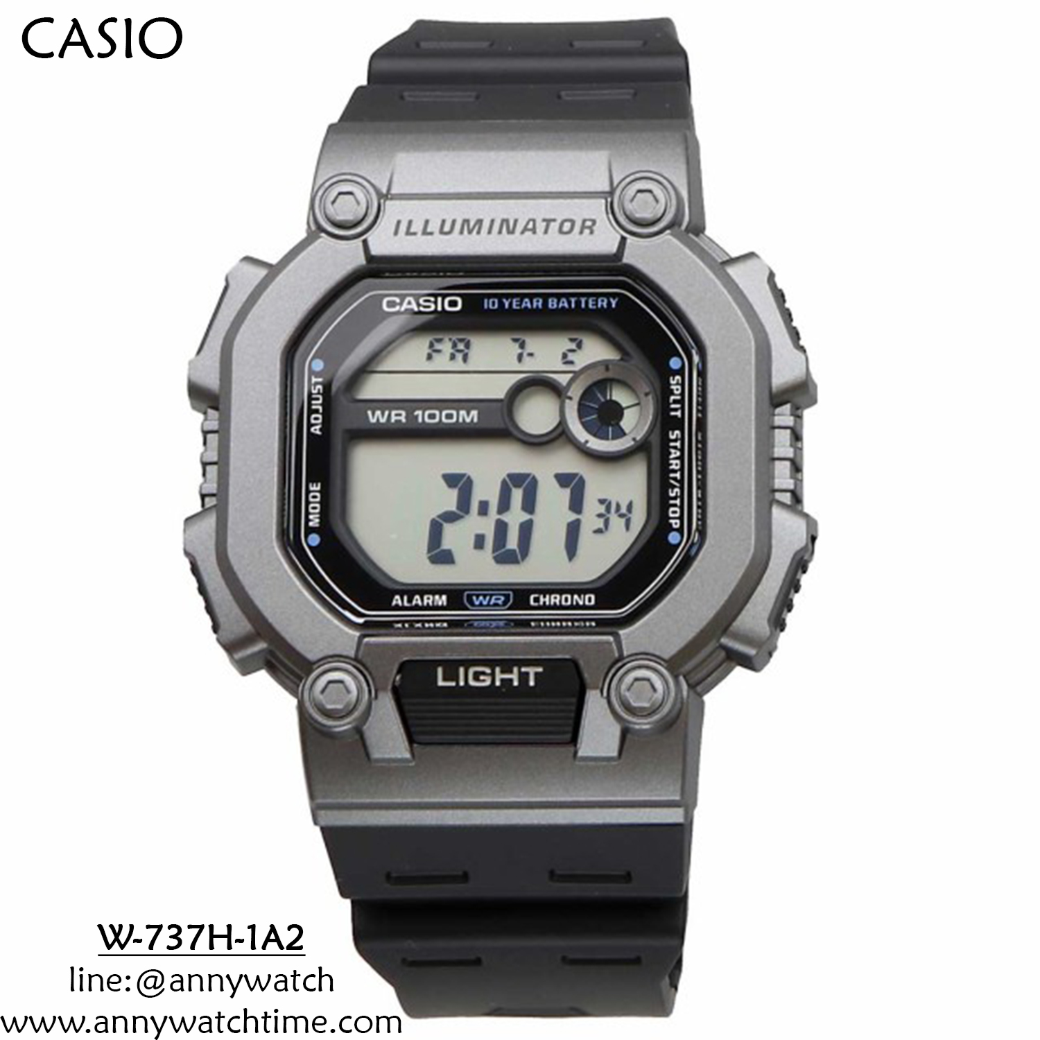 CASIO W-737H-1A2