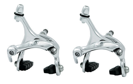 เสือหมอบ ก้ามเบรค เสือหมอบ ซันเรส SUNRACE BCR80 สีเงิน (แพ๊คกล่องเป็นชุดหน้ากับหลัง) Sunrace Brake Calipers W/Qr Front And Rear Set