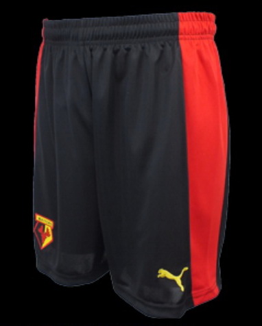 กางเกงวัตฟอร์ด Watford ชุดเหย้า ของแท้ 100% Watford 2012/13 PUMA ADULT HOME SHORTS สำหรับสวมใส่ เป็นของฝาก ที่ระลึก สะสม แด่คนสำคัญ