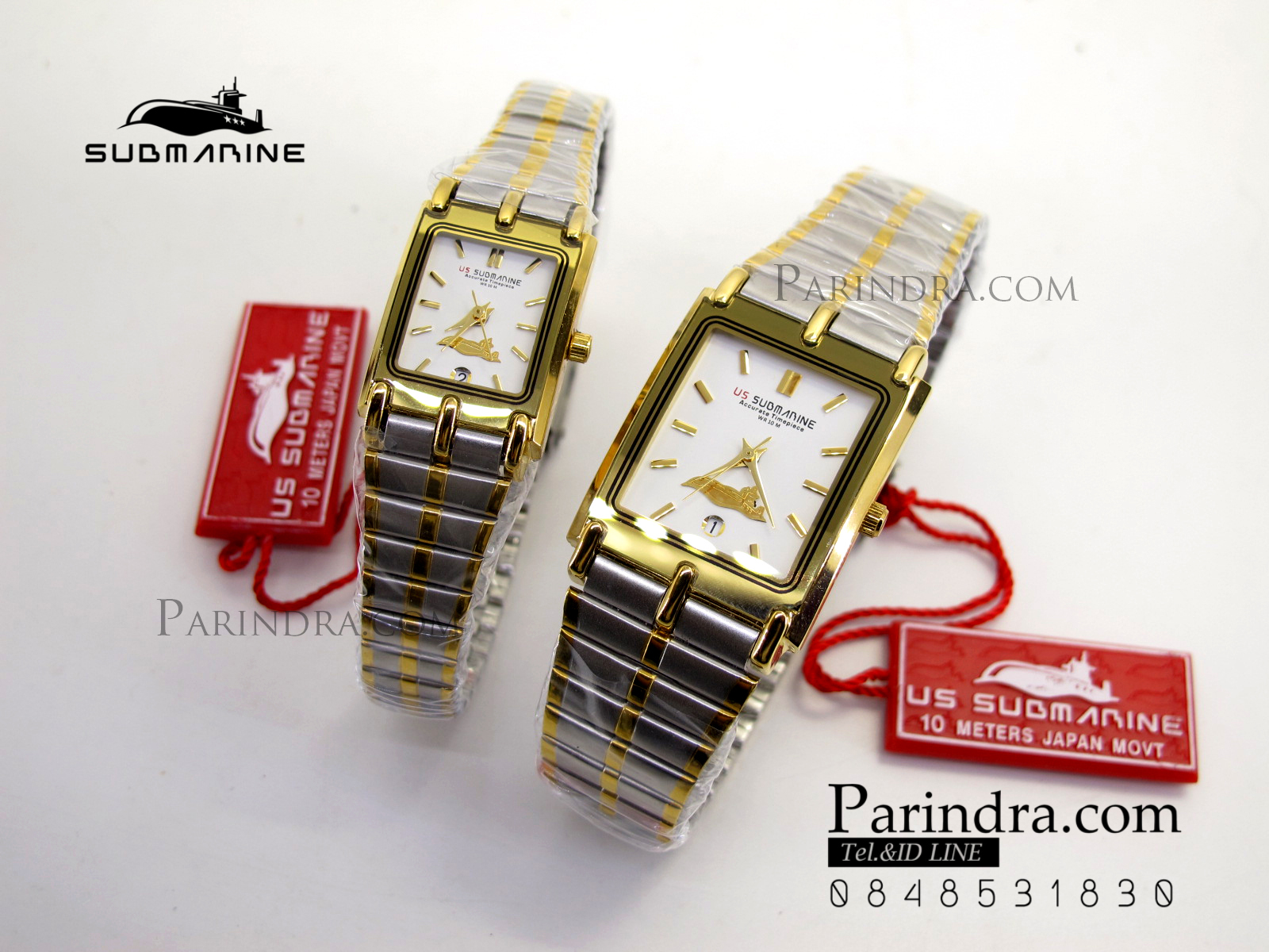 นาฬิกา U.S. submarine รุ่น S1001M เรือนใหญ่ สามกษัตริย์หน้าปัดขาว สวยมากๆๆ