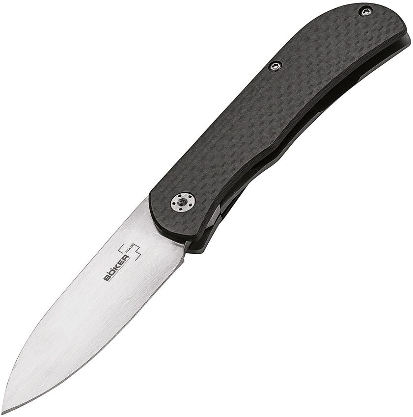 Boker Plus Exskelibur II Frame Lock Knife Carbon Fiber (2.8" Satin)