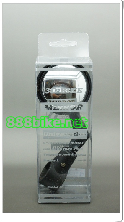 กระจกมองข้างนูนเล็ก รัดบนแฮนด์รถจักรยาน MR-3200U Bicycle Mirror HAND BAR MIRROR 3D สำหรับรูเล็ก