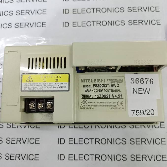 F930GOT-BWD LCD TOUCH SCREEN " MITSUBISHI "