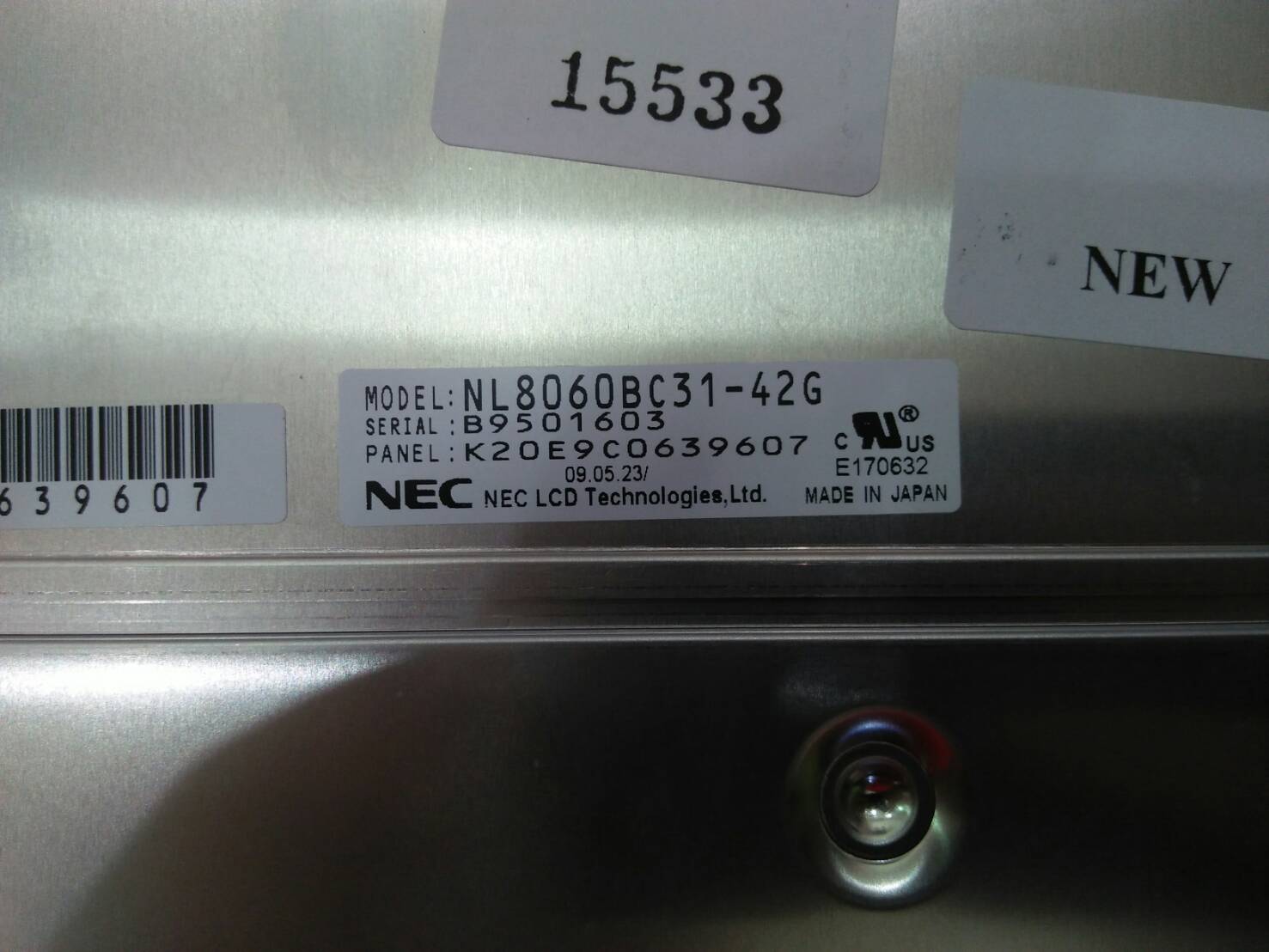 NL8060BC31-42G LCD PANEL “ NEC ”