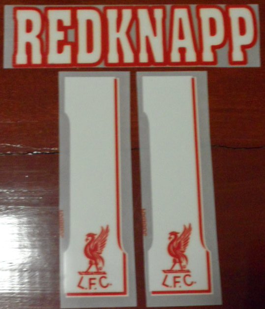 ชุดชื่อและเบอร์ติดเสื้อฟุตบอล #11 เรดแนปป์ สโมสรลิเวอร์พูล (ชุดเหย้า EPL 1996/97) PLAYER SIZE ใหม่ / #11 REDKNAPP LIVERPOOL Football Club (Home EPL 1996/97) PLAYER SIZE Name and Number Set NEW