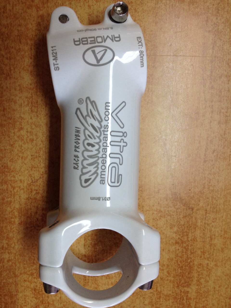 “VITRA” คอ MTB อัลลอย “วิทตร้า” ST-M211, O.V. 31.8MM, ยาว 60,80,90,100MM, สีดำ,ขาว