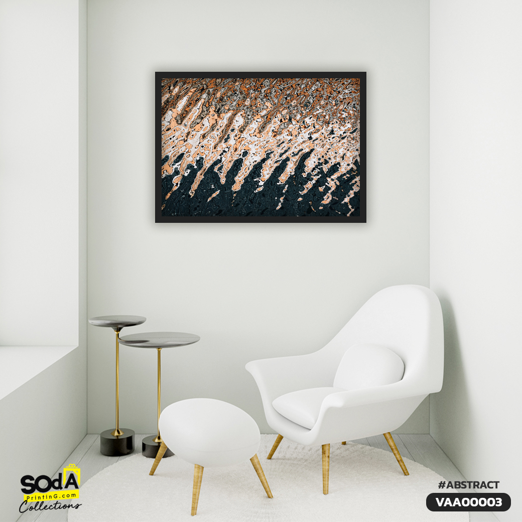 ภาพตกแต่งบ้านสำเร็จรูป Charming Gold VAA00003 #SOdAcollection #ภาพตกแต่งบ้านสไตล์แอ็บสแตรค #ABSTRACT