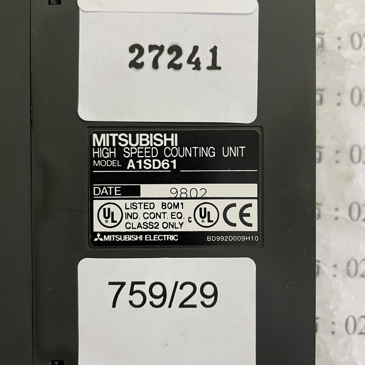 A1SD61 PLC " MITSUBISHI "