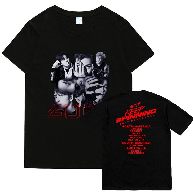 เสื้อยืด (T-Shirt) GOT7 2019 WORLD TOUR KEEP SPINNING (ver.4)