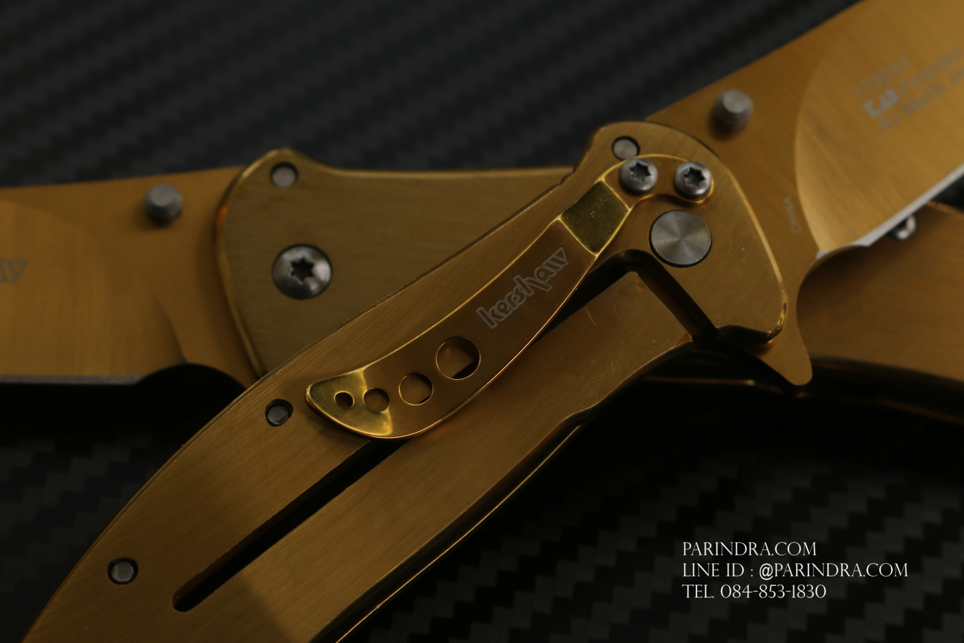 มีดพับขนาดเล็ก Kershaw Golden โลหะทั้งชิ้น (OEM)