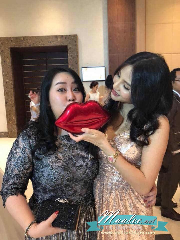 พร้อมเช่า ชุดราตรียาว แขนกุด สี Rose Gold แต่งเลื่อมทั้งตัว จับจีบช่วงเอว สวยหรู (ซิปหลัง)