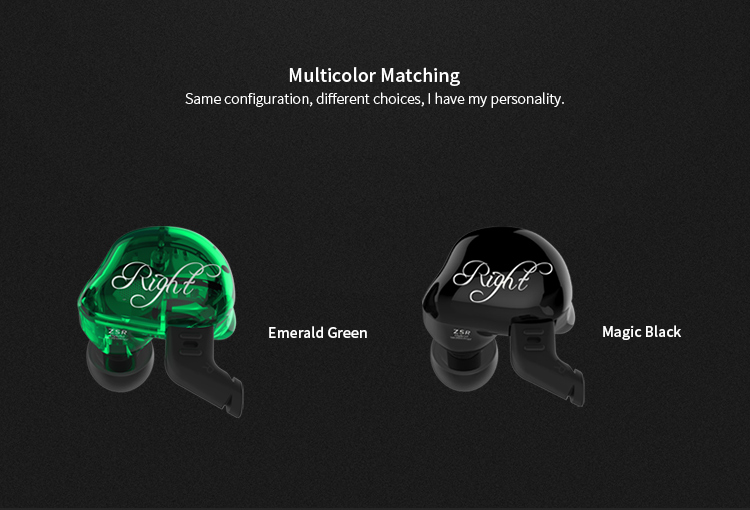 ขาย KZ ZSR หูฟัง Hybrid 3 ไดร์เวอร์ (1DD 2BA) ถอดสายได้