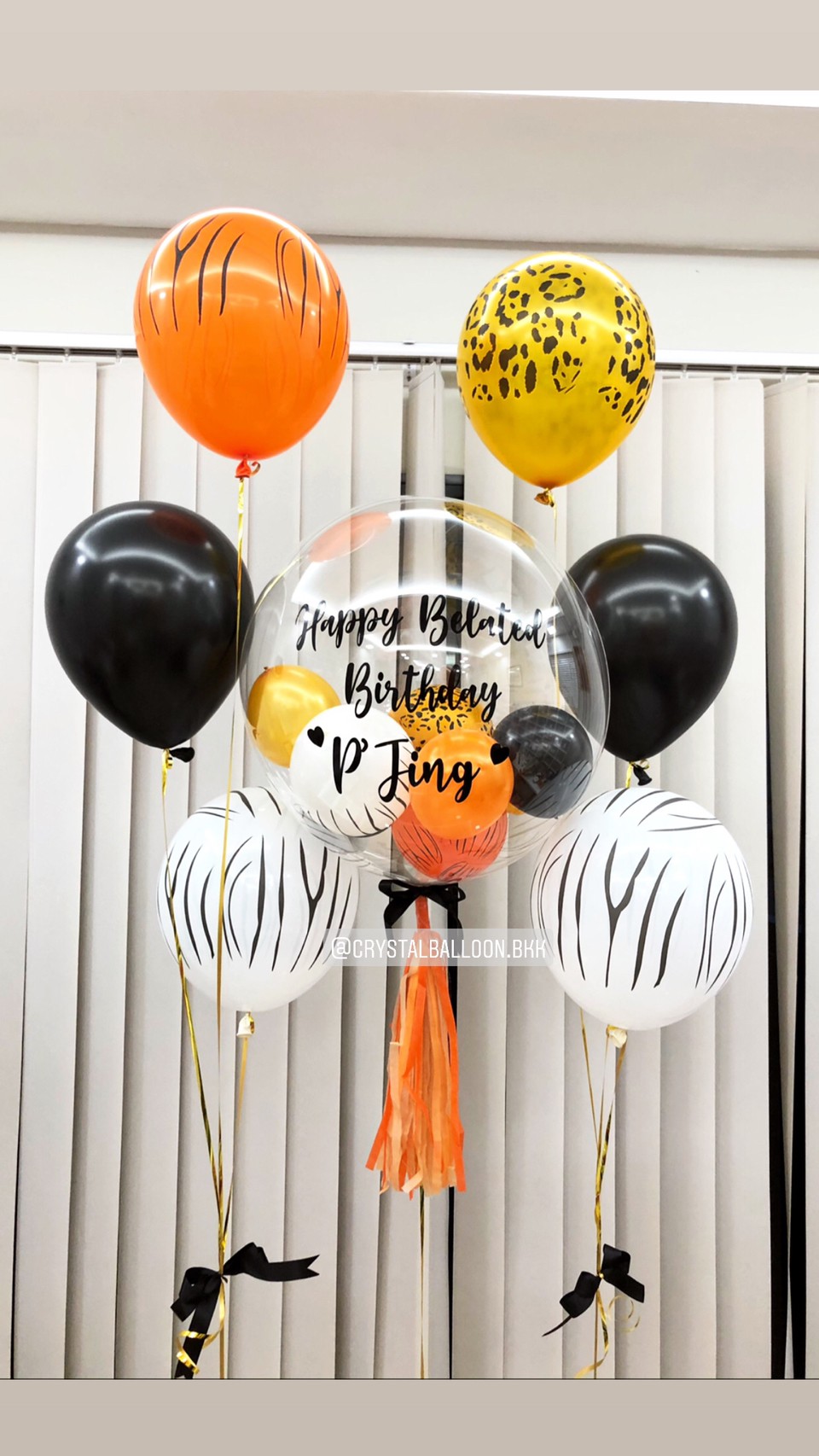 ลูกโป่ง วันเกิด Bubble USA 24" สีสัน สะดุดตา พร้อม ช่อลูกโป่ง 3 ลูก 2 ช่อ พร้อมตกแต่ง สามารถเปลี่ยนสีลูกโป่ง/เปลี่ยนข้อความได้