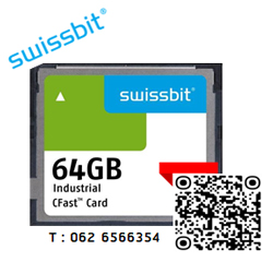 SWISSBIT,Industrial CFAST Card ,64GB, Industrial Grade