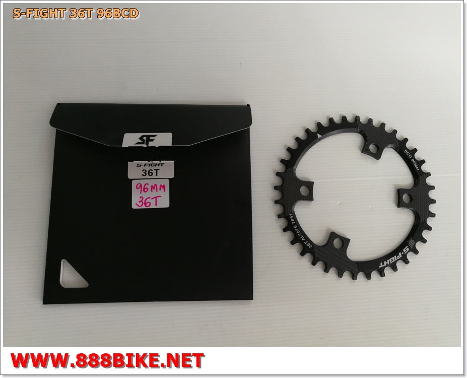 เฉพาะใบจาน S-Fight Chainring ขนาด 32T,34T,36T ,96 BCD ,S409 (รองรับ 7-11สปีด)