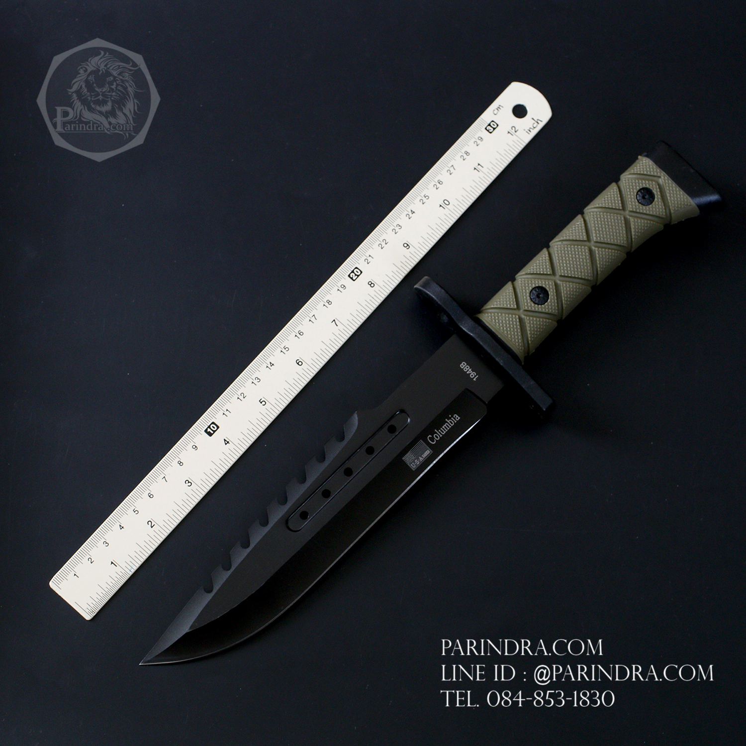 มีดใบตาย Columbia พร้อมปลอก รุ่น 1948B ทรงใบมีดสวย พร้อมปลอกมีด พร้อมใช้