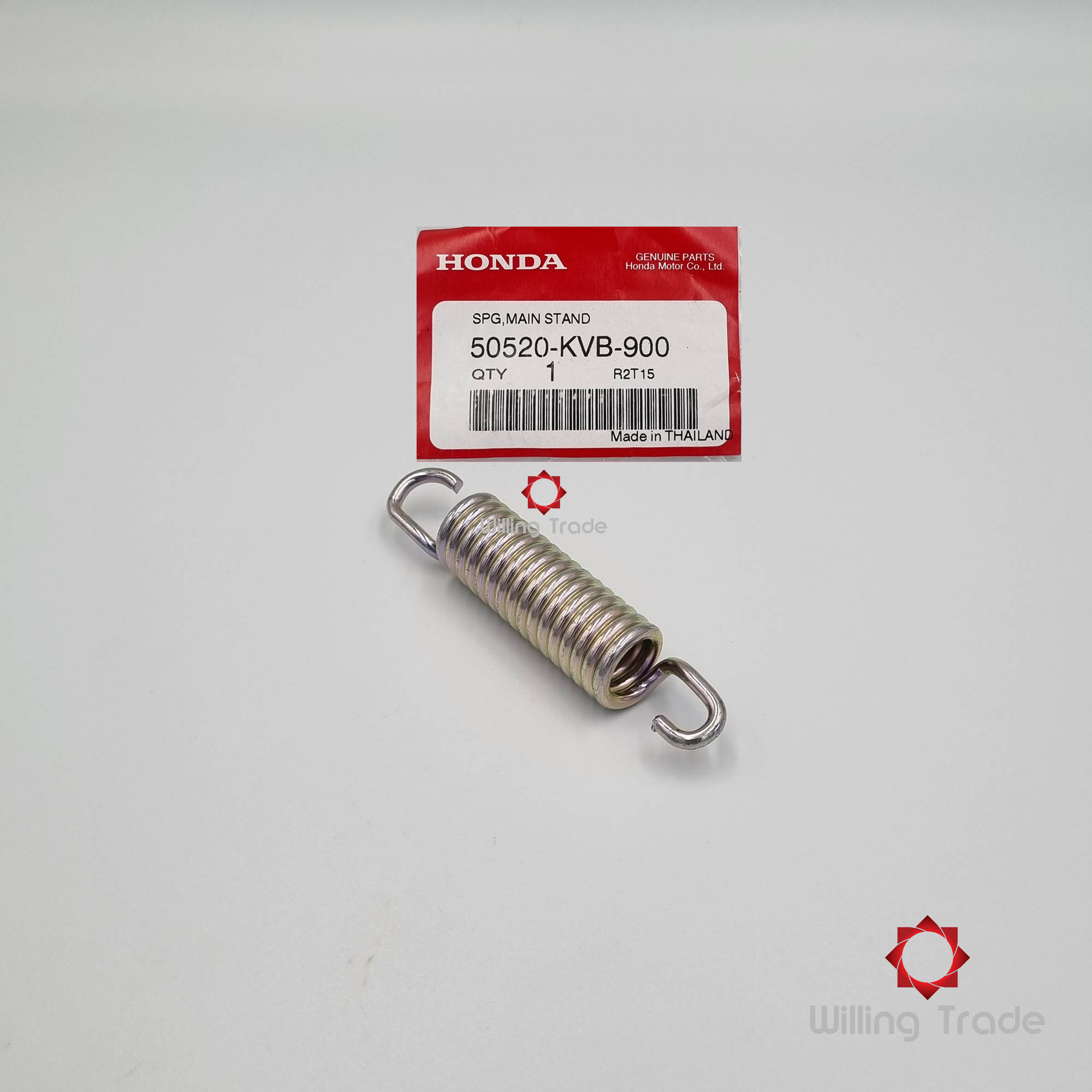 สปริงขาตั้งกลาง (B367) HONDA: (50520-KVB-900) CLICK SCOOPY-I , PCX125 ... แพ๊คละ 1 ชิ้น... [แท้ศูนย์ 100%] ... SPRING, MAIN STAND