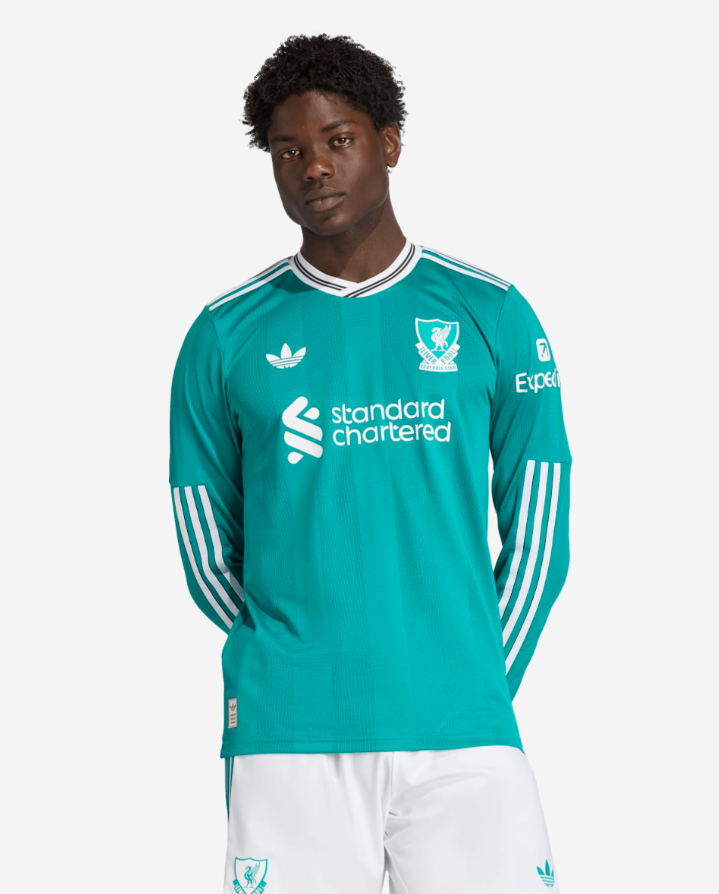 เสื้อแขนยาวลิเวอร์พูล 2025 2026 ชุดที่3 เวอร์ชั่นนักเตะ 25/26 Authentic Third ของแท้