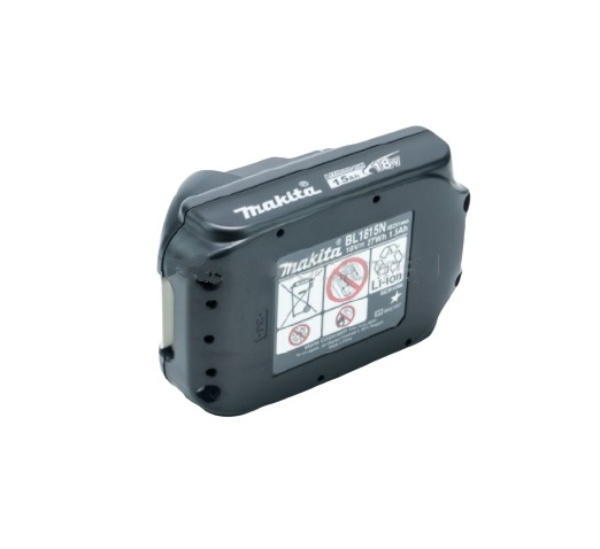 แบตเตอรี่ ลิเธียมไอออน 18 โวลต์ ความจุ 1.5 แอมป์ Makita รุ่น BL1815N Pn.632M51-9 (แท้) ##(*)