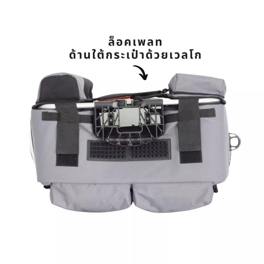 VINCITA B208B-E กระเป๋าสำหรับ Brompton Electric | Voyage Atlas-E Bag | กันน้ำ + ใส่แล็ปท็อปได้ | 23L ขยายความสูงได้ | สีดำ เทา น้ำตาล เขียว ฟ้า