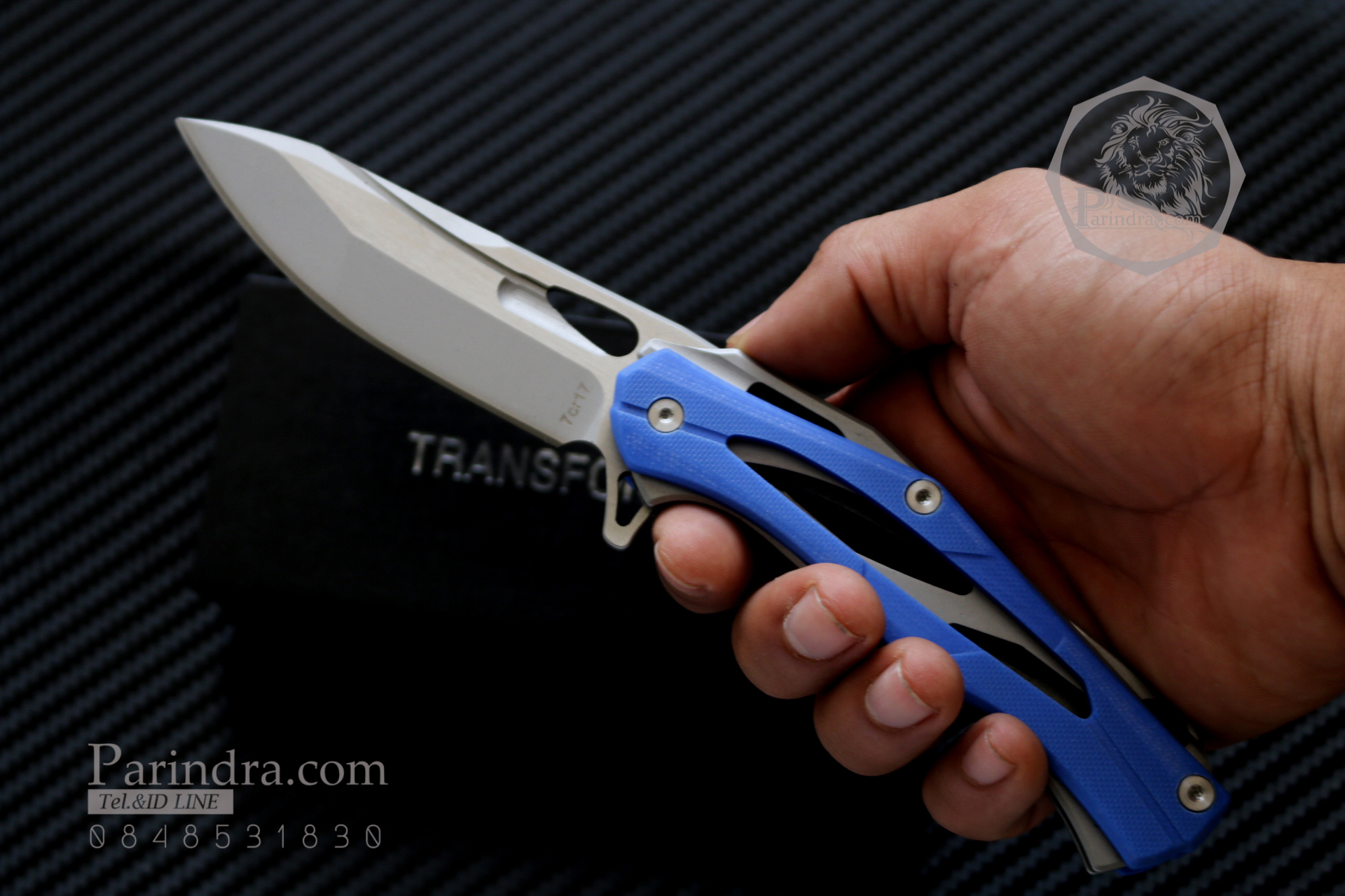 มีดพับ Transformers ทรานส์ฟอร์เมอร์ รุ่น G0-BL ด้ามสีฟ้า ของแท้ 100%