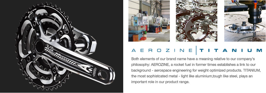 จานหน้า AEROZINE ROTOR RINGS รุ่น AM X13-RX-110A2D Road Racing, 50-34T ขาจาน 170มม