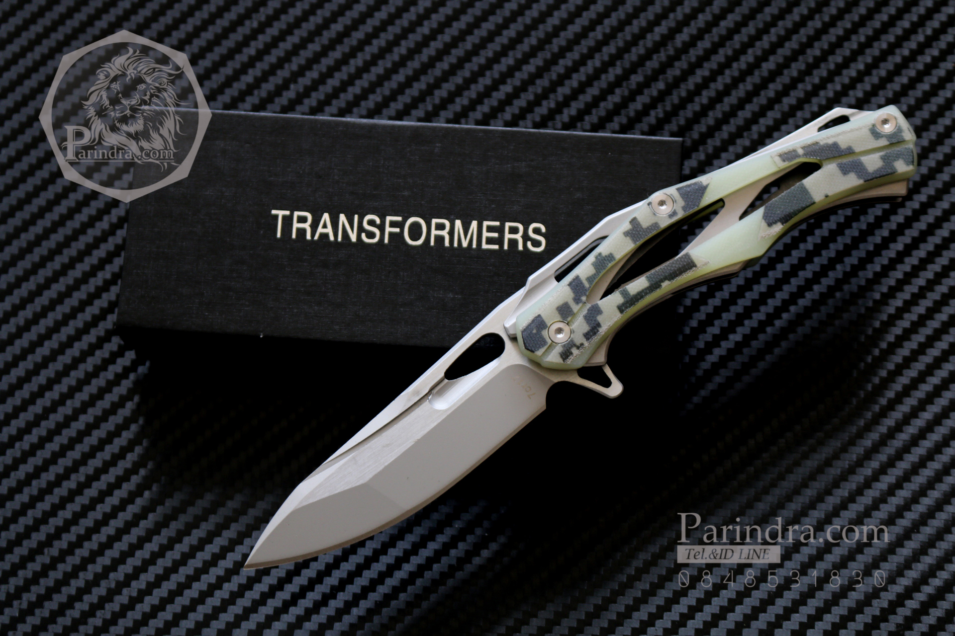 มีดพับ Transformers ทรานส์ฟอร์เมอร์ รุ่น G01-CA ด้ามสีลายพรางทหาร ของแท้ 100%