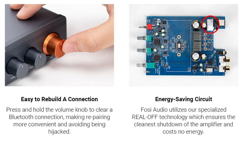 Fosi Audio BT20A Pro-48V Bluetooth Amplifier ClassD ชิป TPA3255 อัพเกรด Op-Amp ได้ ประกันศูนย์ไทย