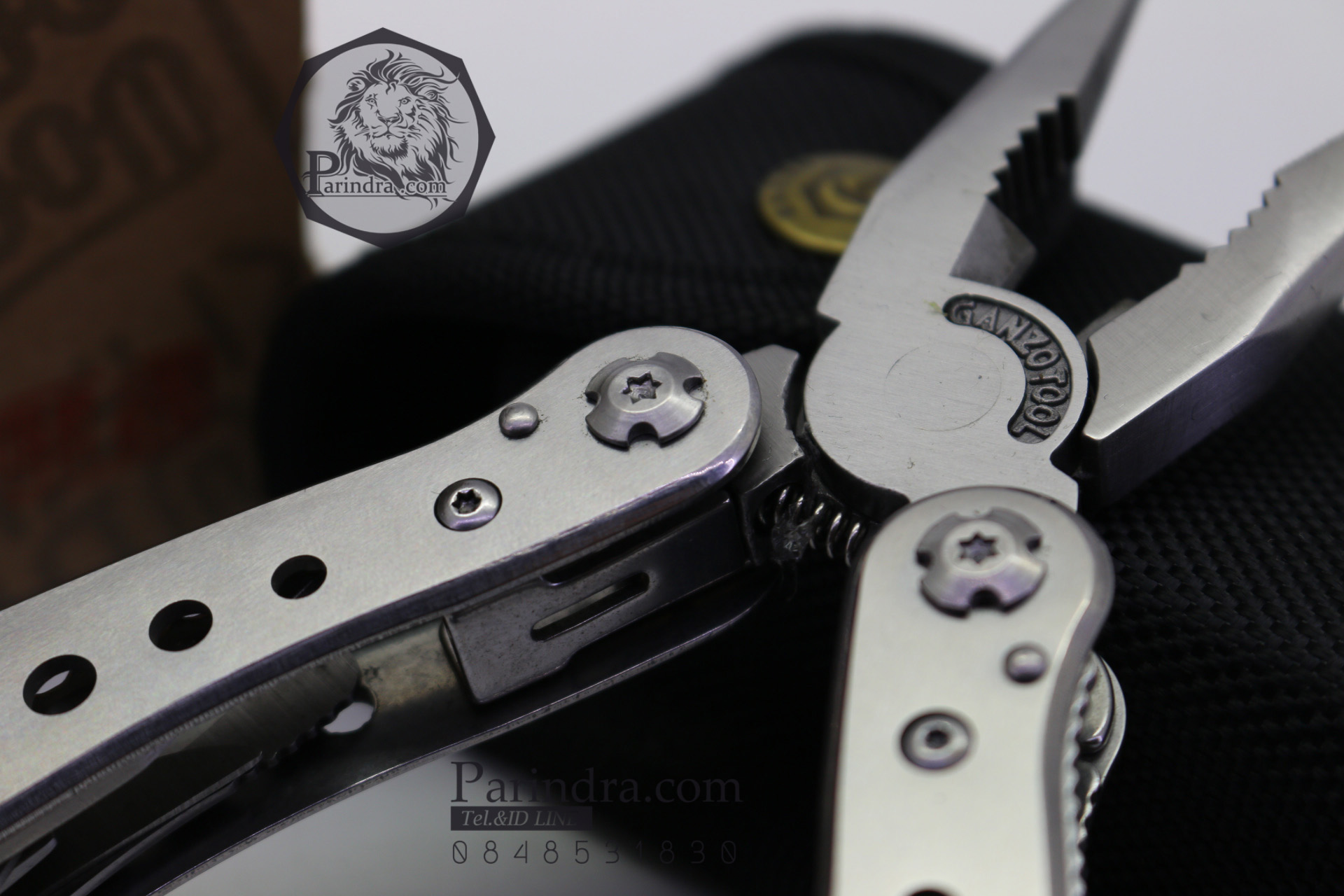 คีมเอนกประสงค์ Multi-Tools Ganzo กานโซ่ รุ่น G201-H สีเงินไทเทเนี่ยม ของแท้ 100%