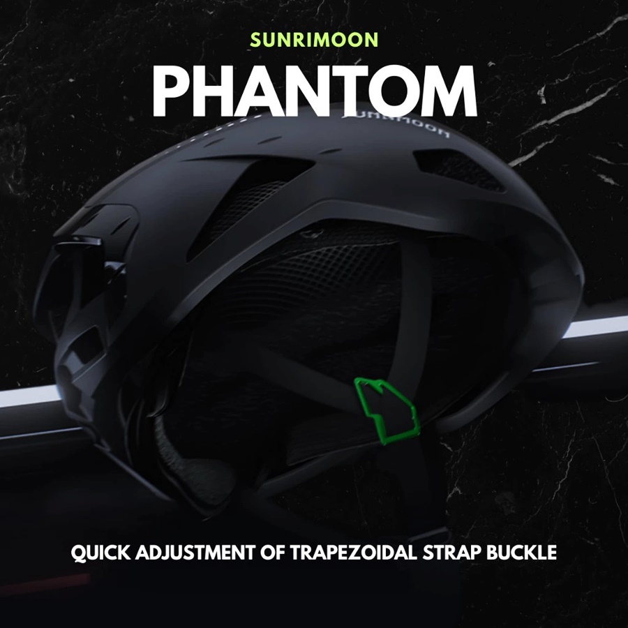 หมวกปั่นจักรยาน SUNRIMOON รุ่น CS-43 PHANTOM M (54-57 ซม.) | หมวกกันน็อคจักรยานพร้อมเทคโนโลยีความปลอดภัย