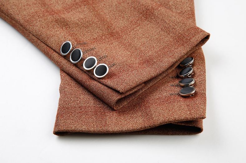 Pre-order ชุดสูทชาย ลายสก็อตสีเทาปกดำ รุ่นยอดฮิต