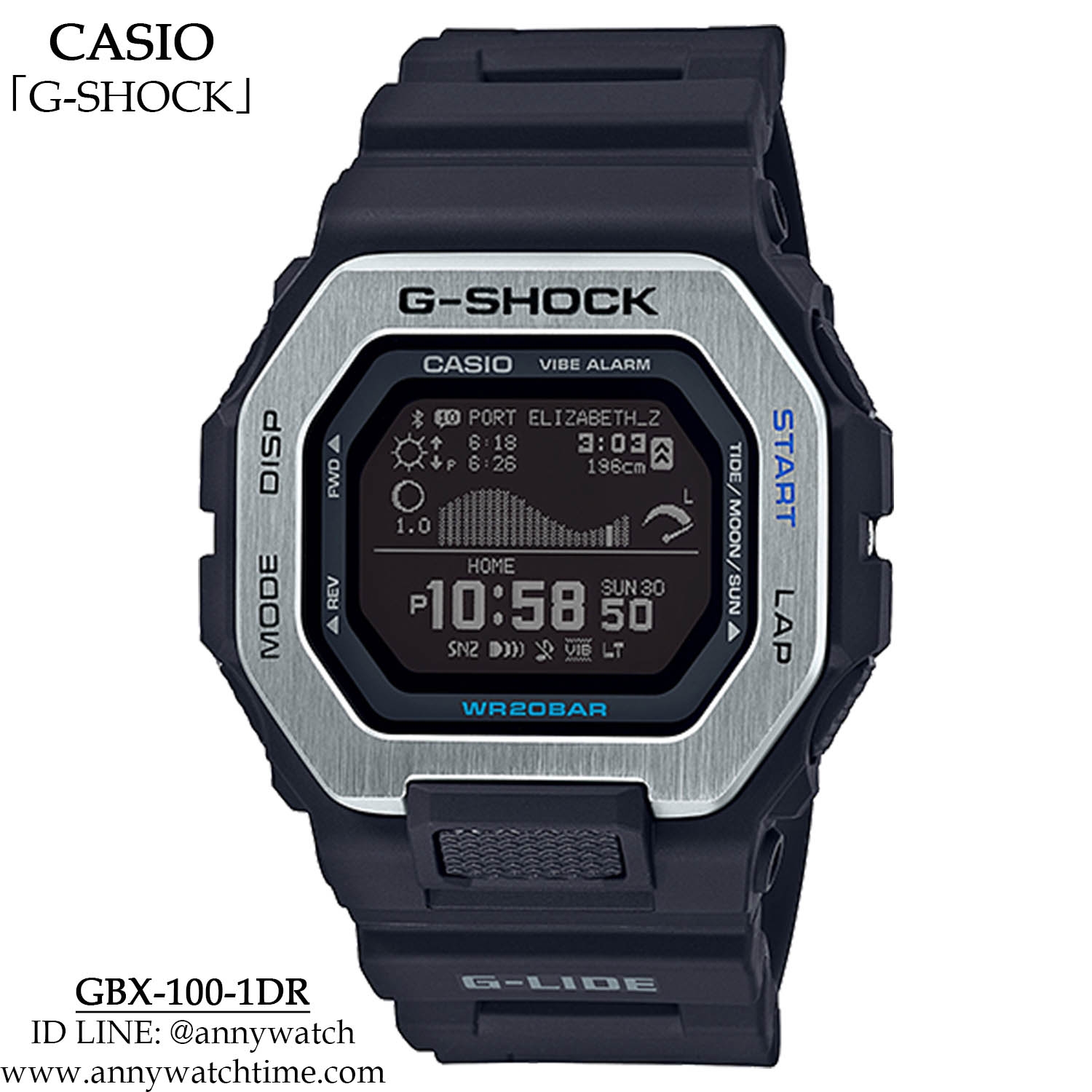 G-SHOCK GBX-100-1DR