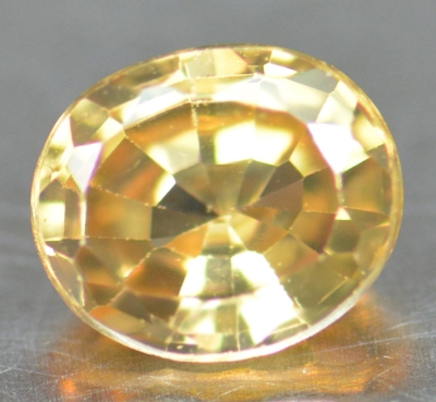 เพทายดิบสีเหลือง (Zircon) 1.10 กะรัต (0342)