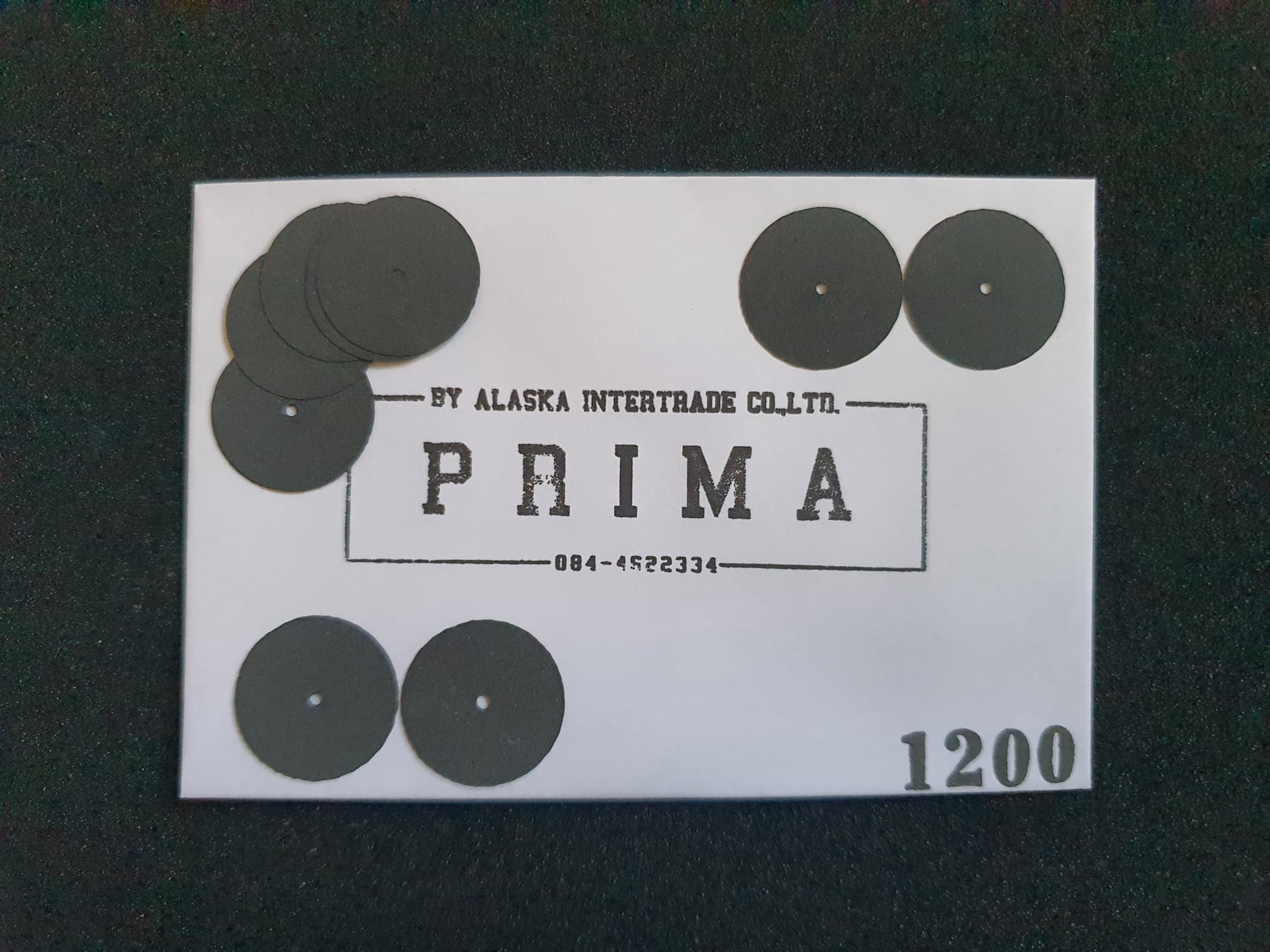 กระดาษทรายวงกลม ขนาด 2ซม. เจาะรู