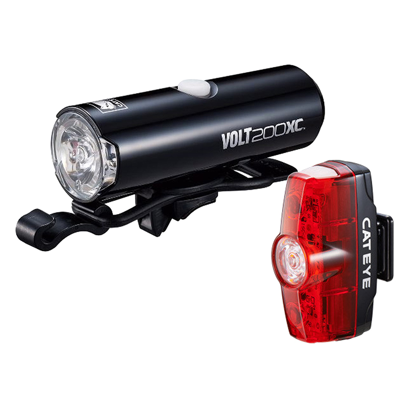CATEYE ชุดไฟหน้า/ไฟท้าย VOLT200XC+RAPID MINI, HL-EL060RC+LD-635R ไฟหน้า+ไฟท้าย -ไฟชุด