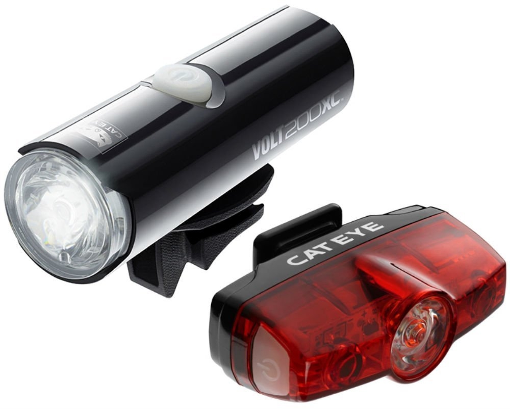 CATEYE ชุดไฟหน้า/ไฟท้าย VOLT200XC+RAPID MINI, HL-EL060RC+LD-635R ไฟหน้า+ไฟท้าย -ไฟชุด