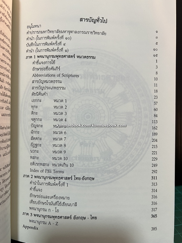 พจนานุกรมพุทธศาสตร์ ฉบับประมวลธรรม ผลงานของ พระธรรมปิฏก (ป.อ. ปยุตฺโต)