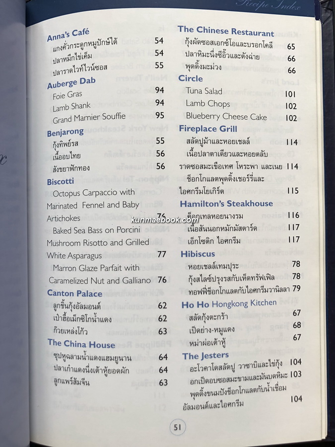 Bon Appetit ! Recommended by 40 Chefs of Excellence.พร้อมสูตรอาหาร