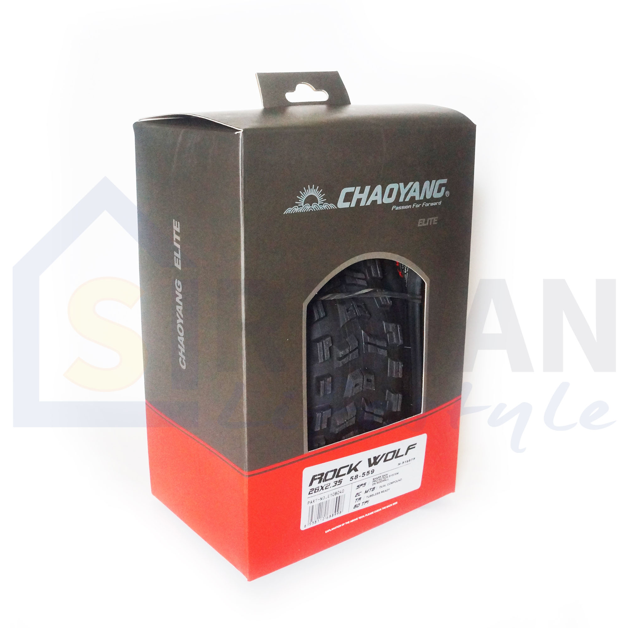 CHAOYANG Rock Wolf รุ่น E108040 ยางนอกจักรยานเสือภูเขาแบบพับได้ ขนาด 26x2.35