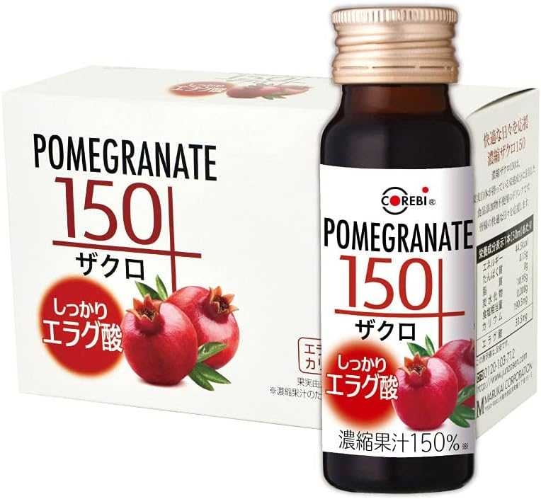 ทับทิม 150% บำรุงผิวพรรณและสุขภาพสำหรับผู้หญิง! corebi pomegranate 150 (1 กล่อง บรรจุ 10 ขวด)