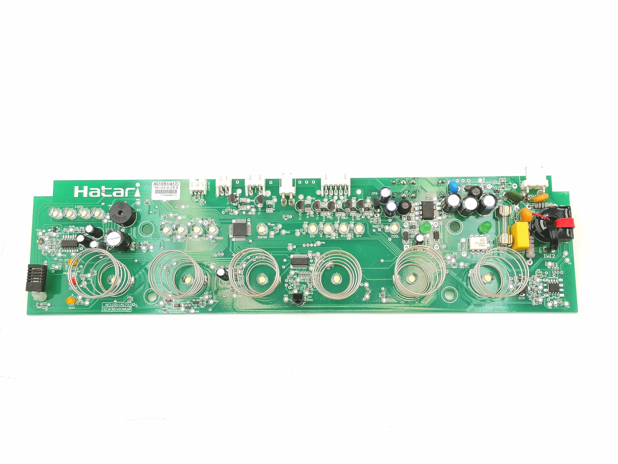 บอร์ดพัดลม ไอเย็น Hatari รุ่น AC10R1(A17) บอร์ดสีเขียว(แท้)